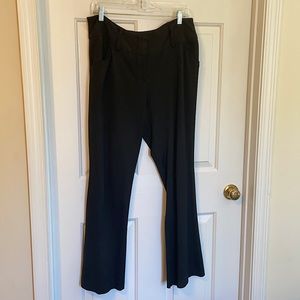 Dark Heather Grey Boot Cut Dress Pants